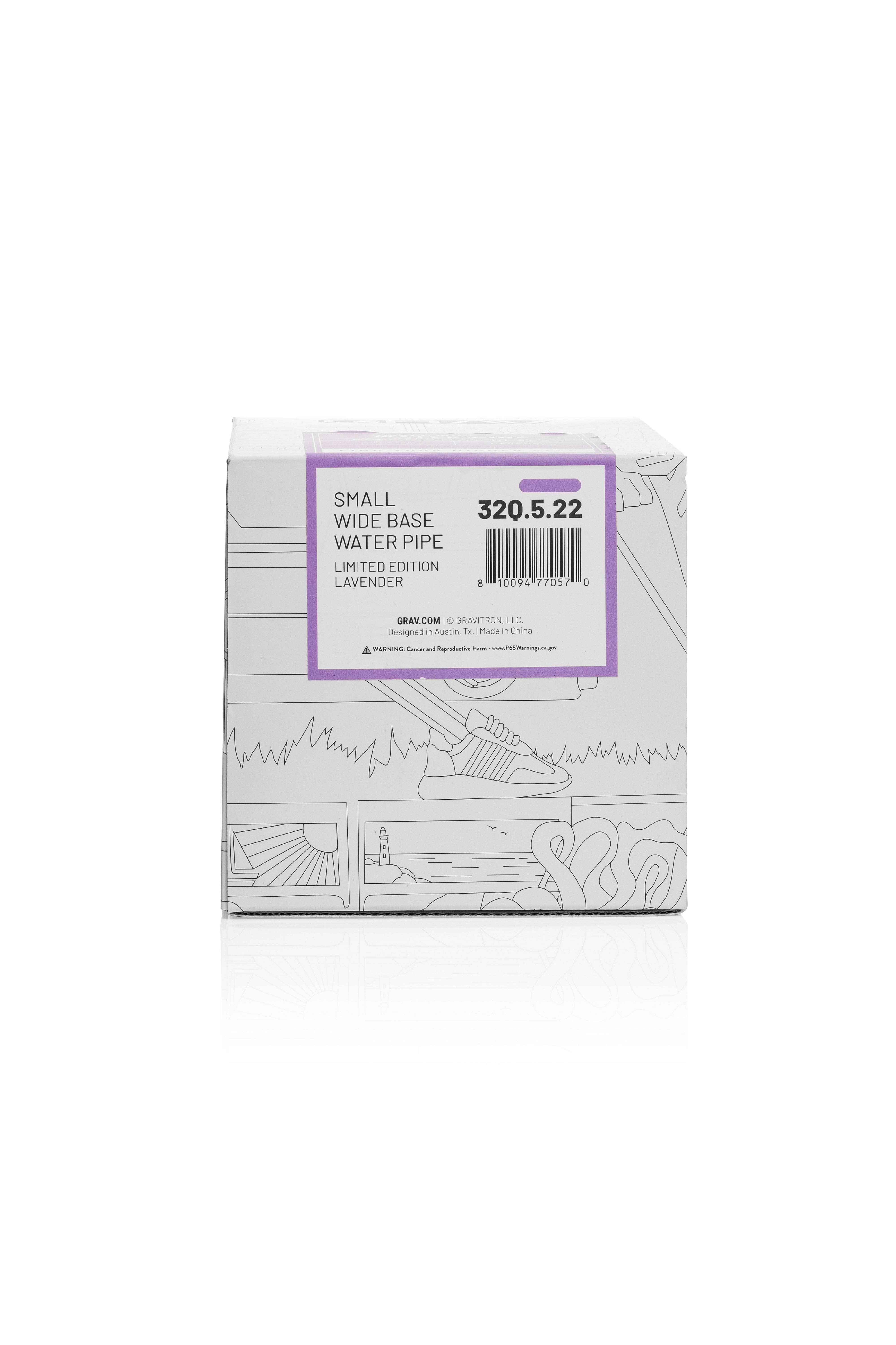 GRAV® Limited Edition Lavender Wide Base