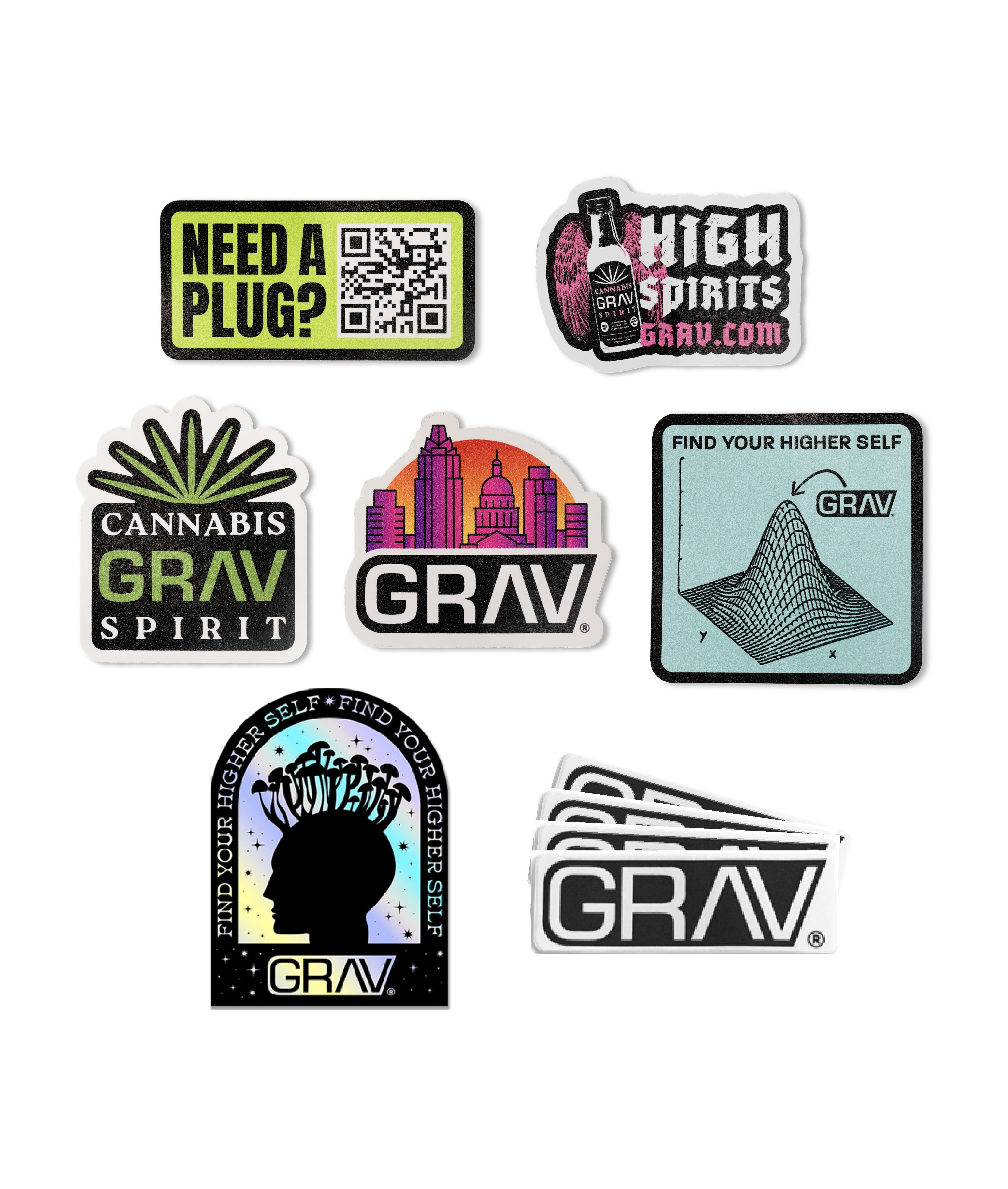 GRAV® Complete Sticker Set, Pack of 10