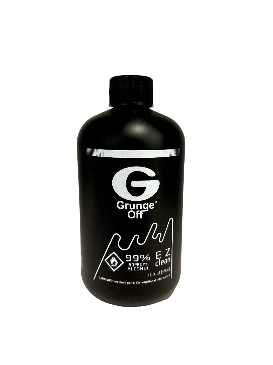 Grunge Off Isopropyl Alcohol - 16 oz bottle of powerful cleaner for pipes and bongs.