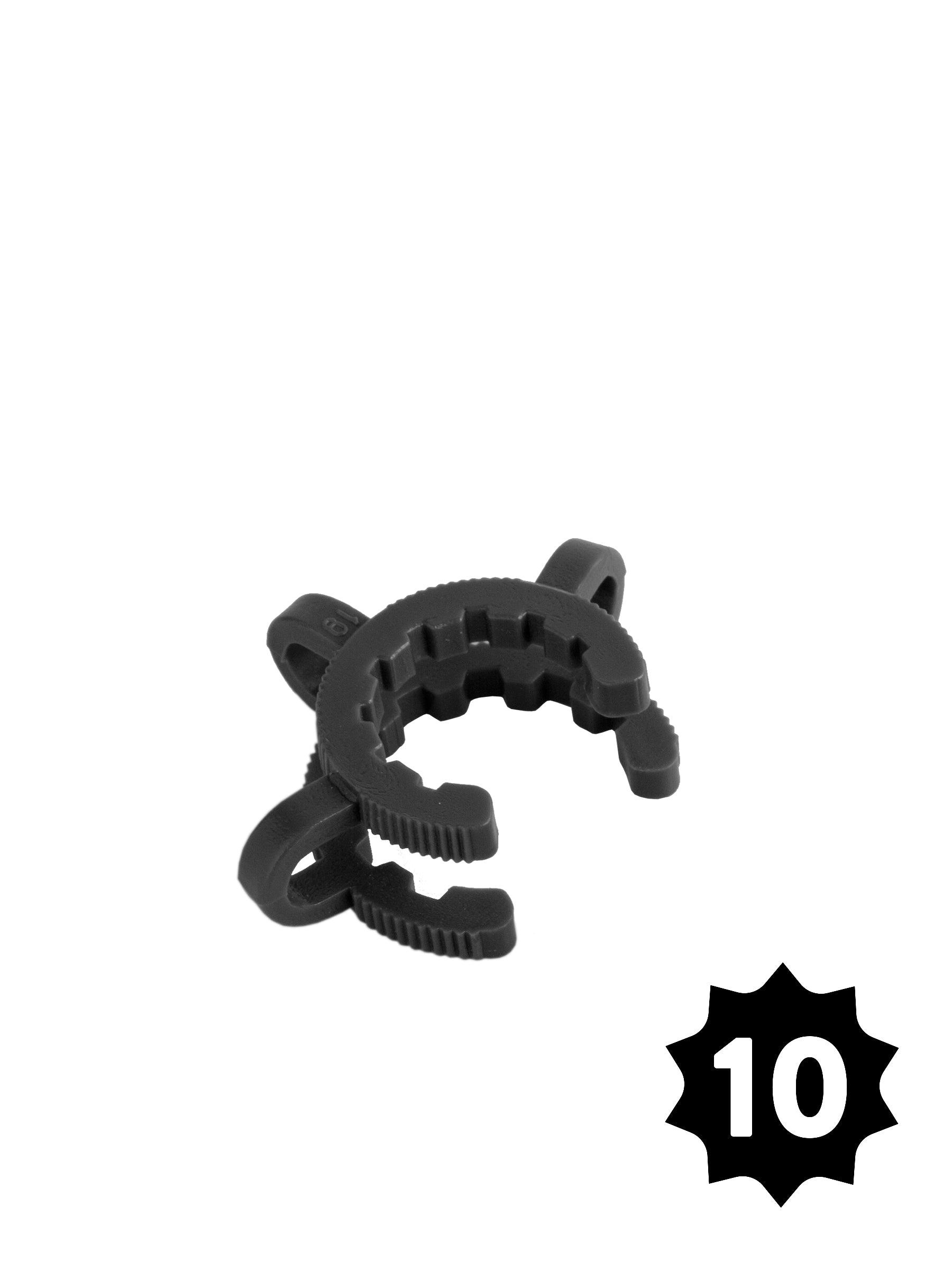 19mm Plastic Joint Clamp - Assorted Colors - Pack of 10 - GRAV®