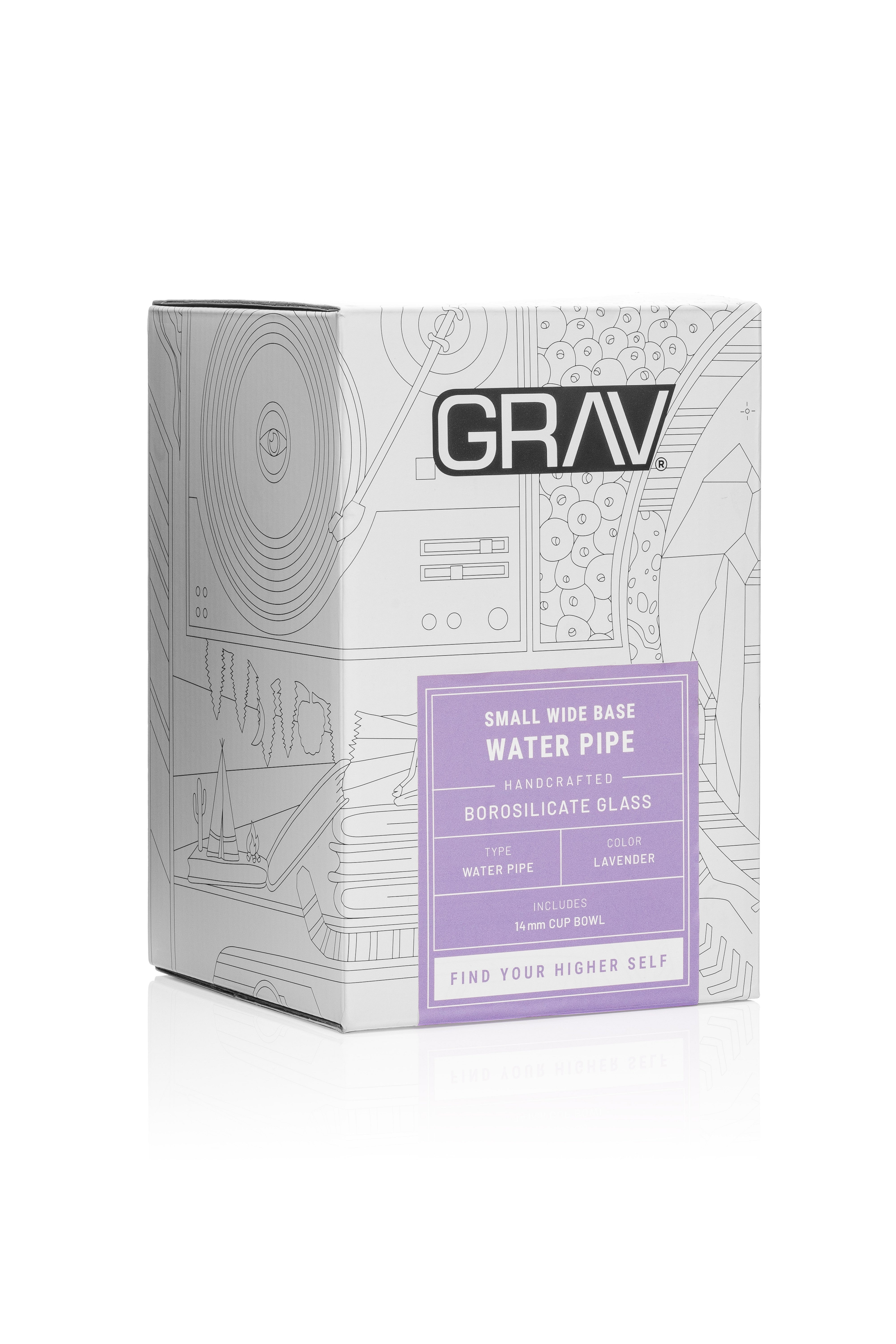 GRAV® Limited Edition Lavender Wide Base