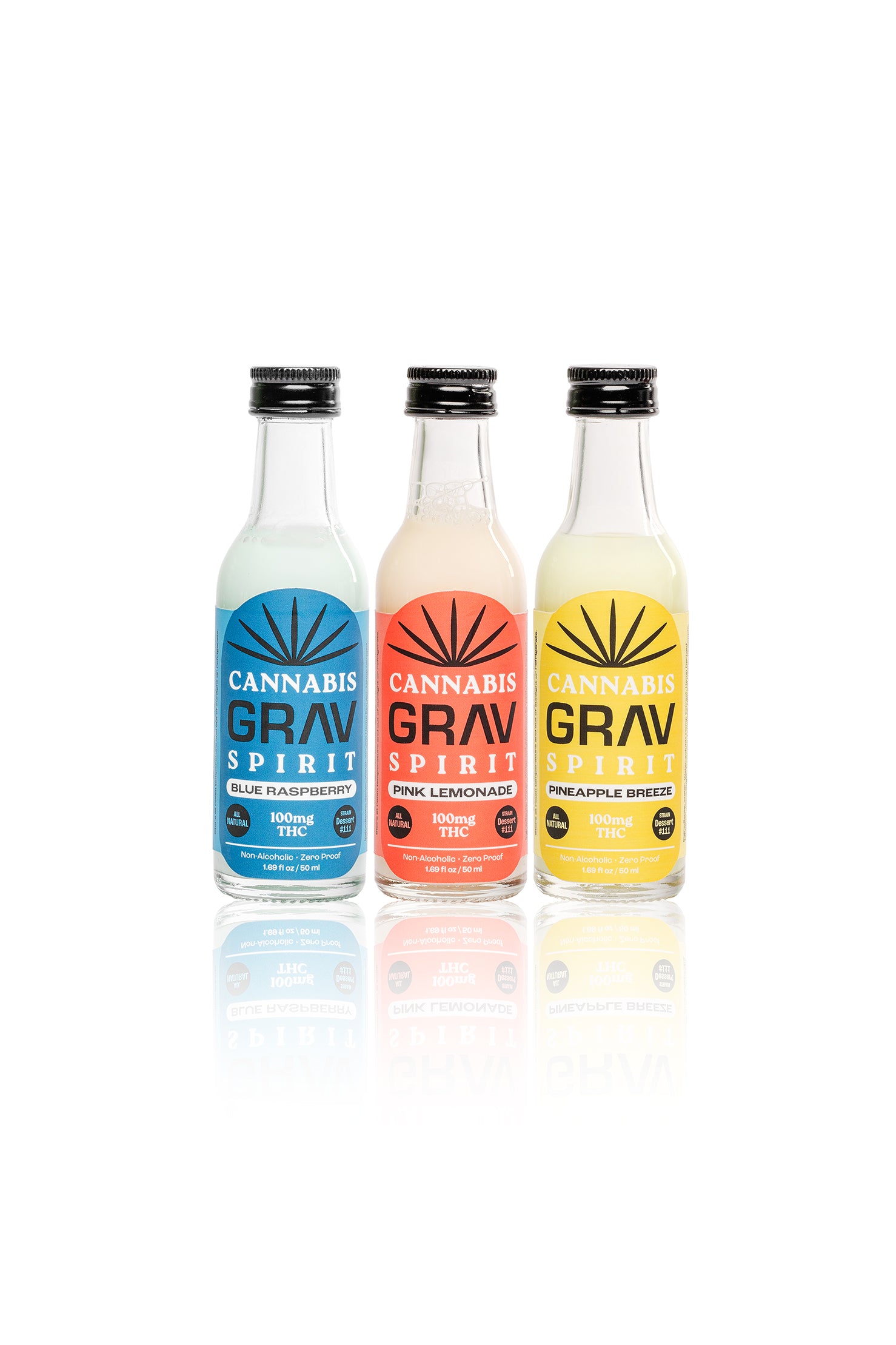 GRAV® Cannabis Spirit Flavor Shots - 50ml Variety Pack