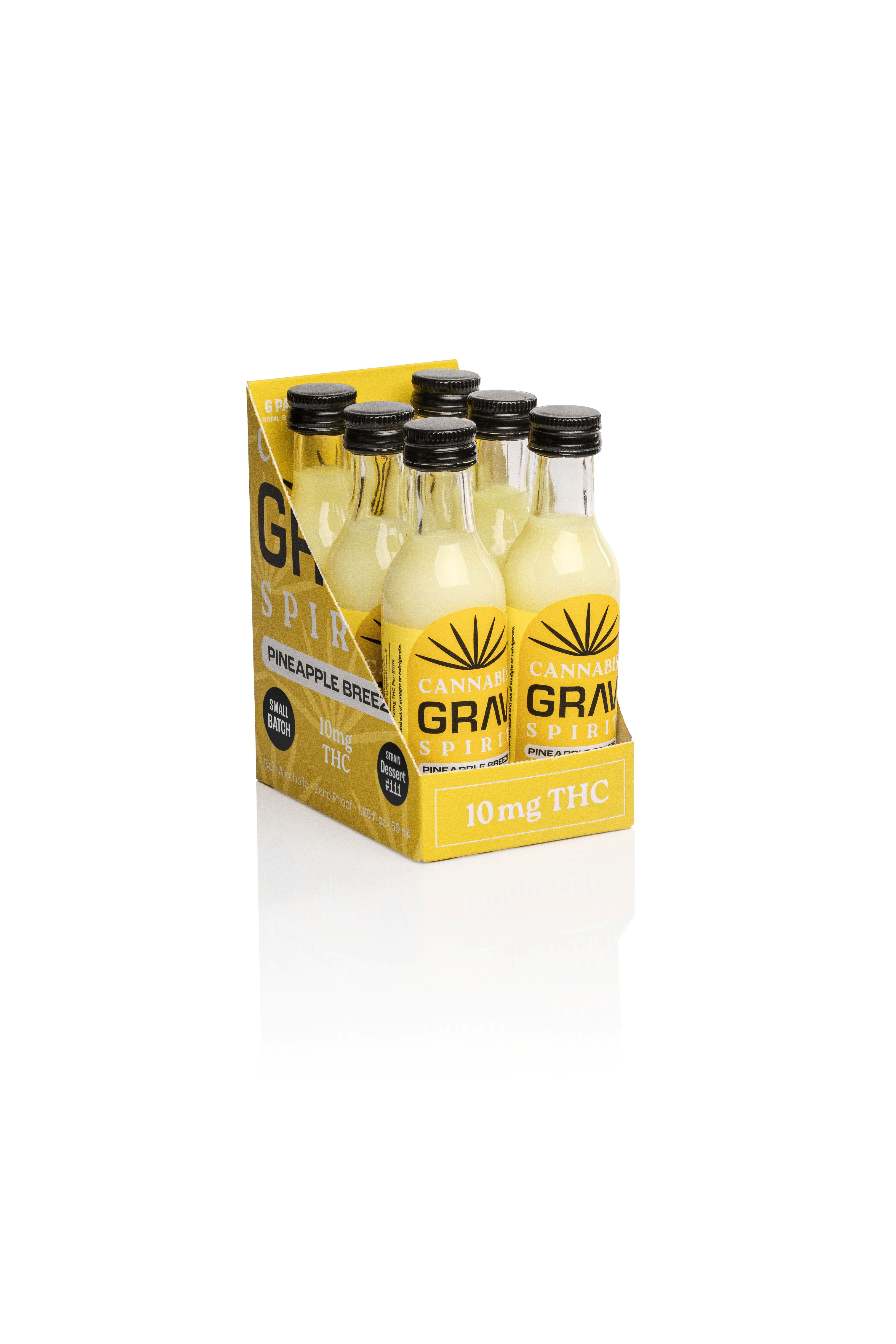 GRAV Cannabis Spirit 10mg Flavor Shots, 50ml Bottle 6-Pack GRAV Cannabis Spirit 10mg Flavor Shots, 50ml Bottle 6-Pack