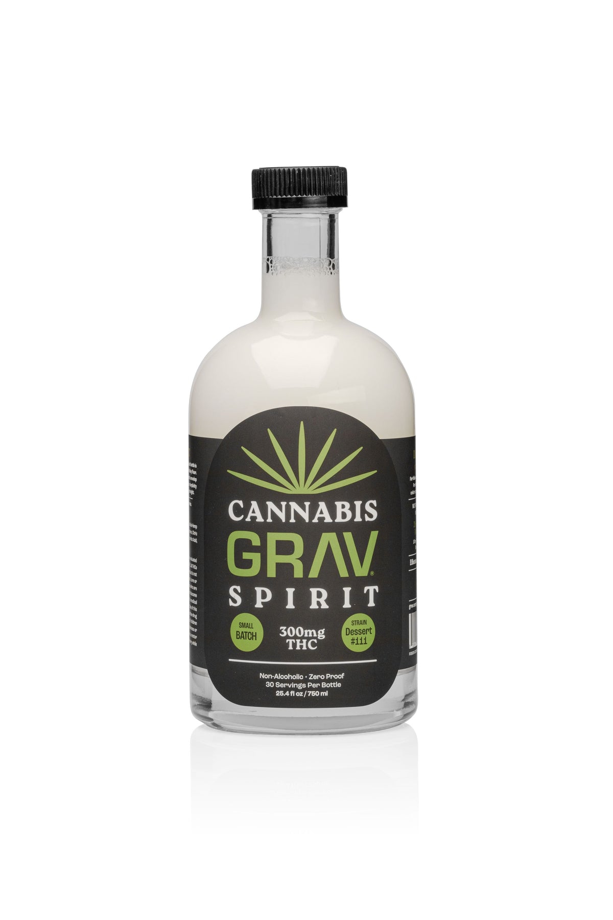 GRAV® Cannabis Spirit 300mg Natural, 750ml Bottle