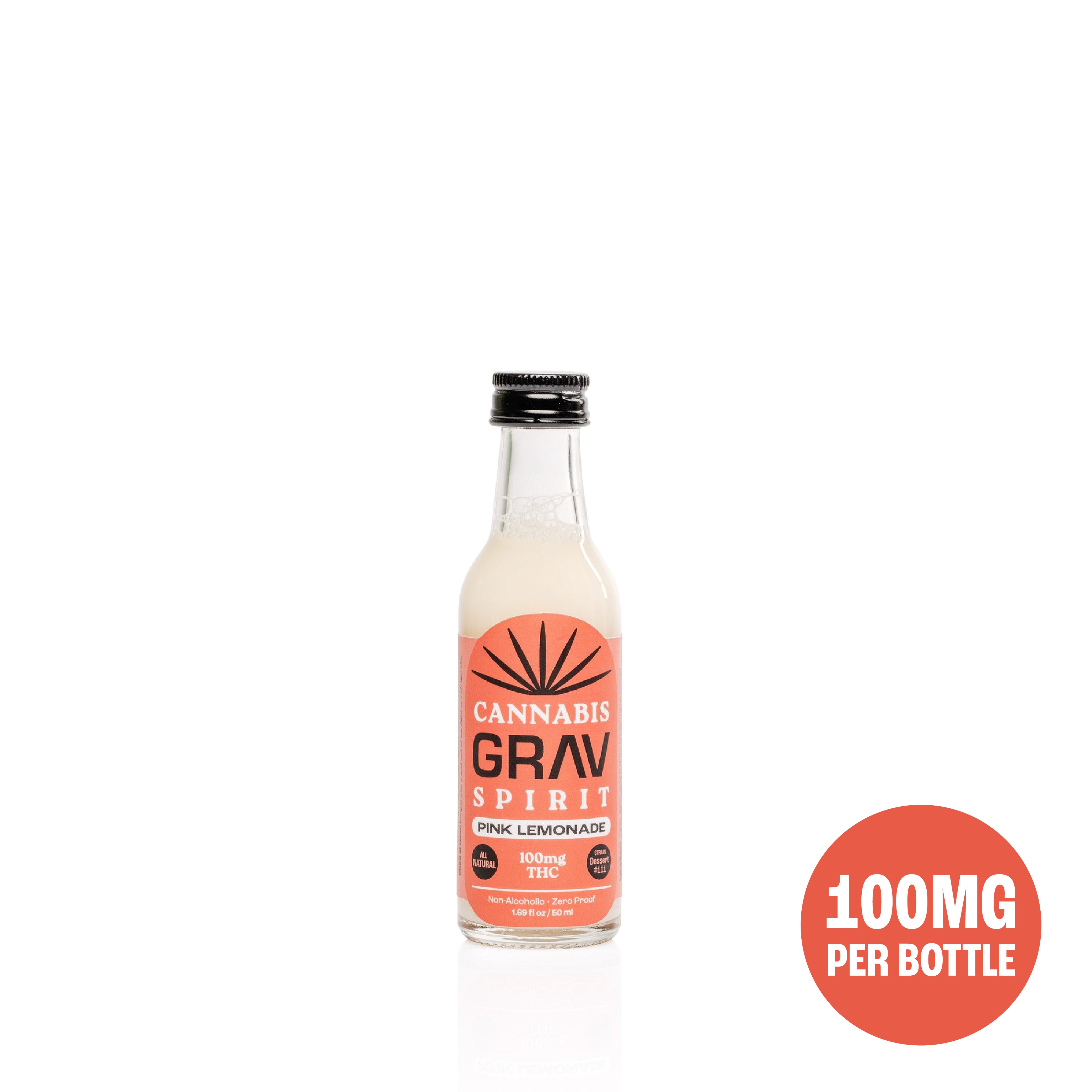 GRAV® Cannabis Spirit 100mg Flavor Shots, 50ml Bottle