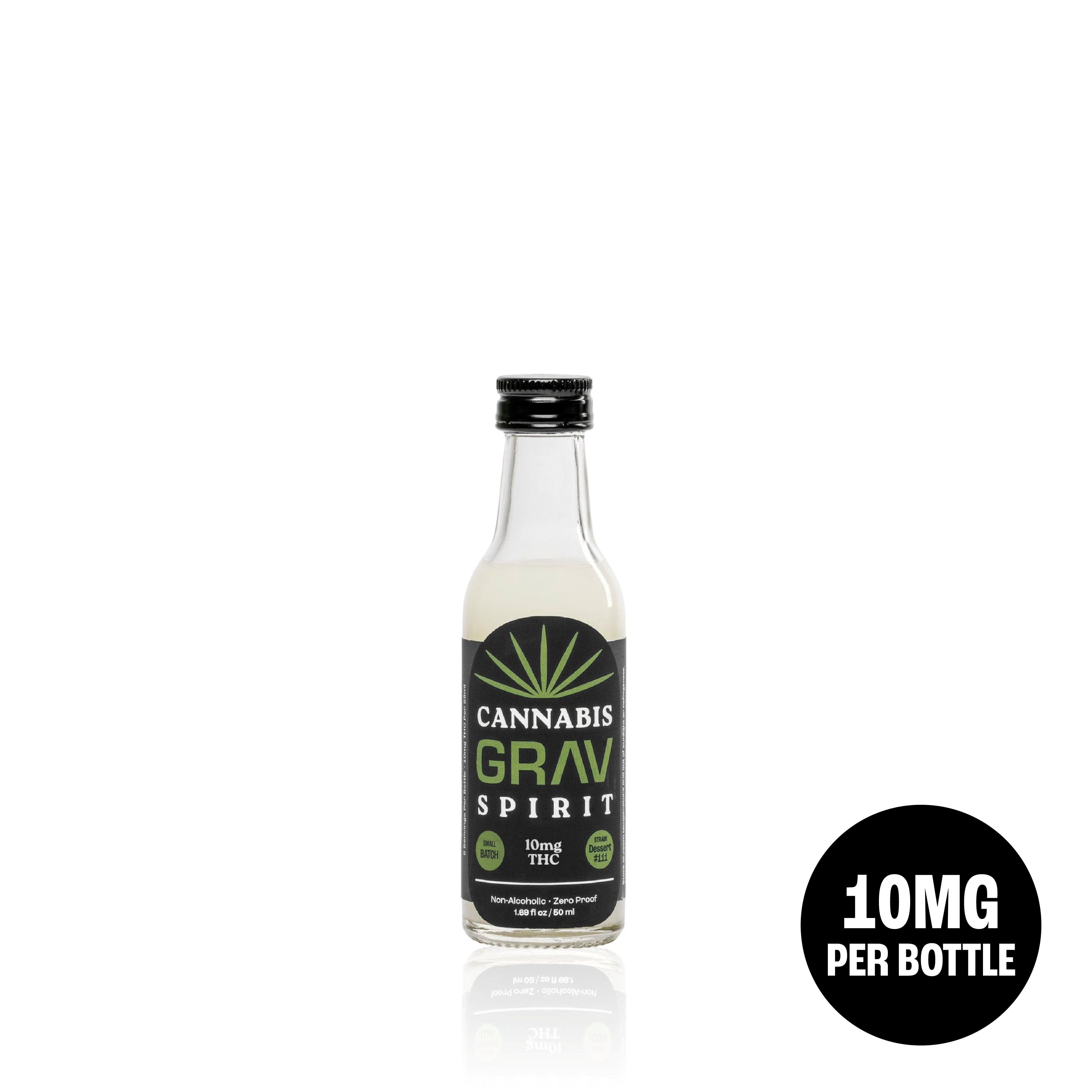 GRAV® Cannabis Spirit 10mg Natural, 50ml Bottle