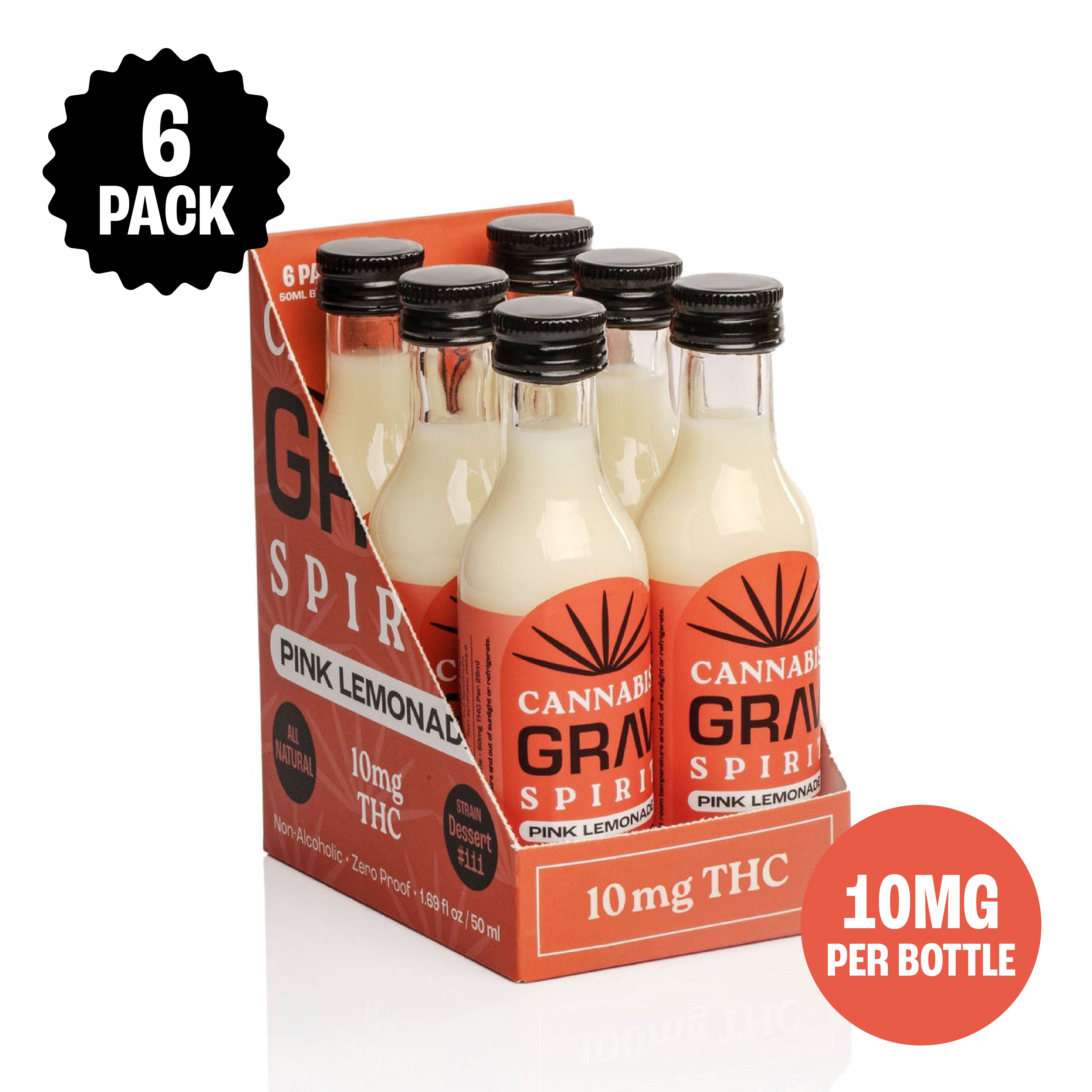 G Night エルセーヌ　ドリンク GRAV® Cannabis Spirit 10mg Flavor Shots, 50ml Bottle 6-Pack