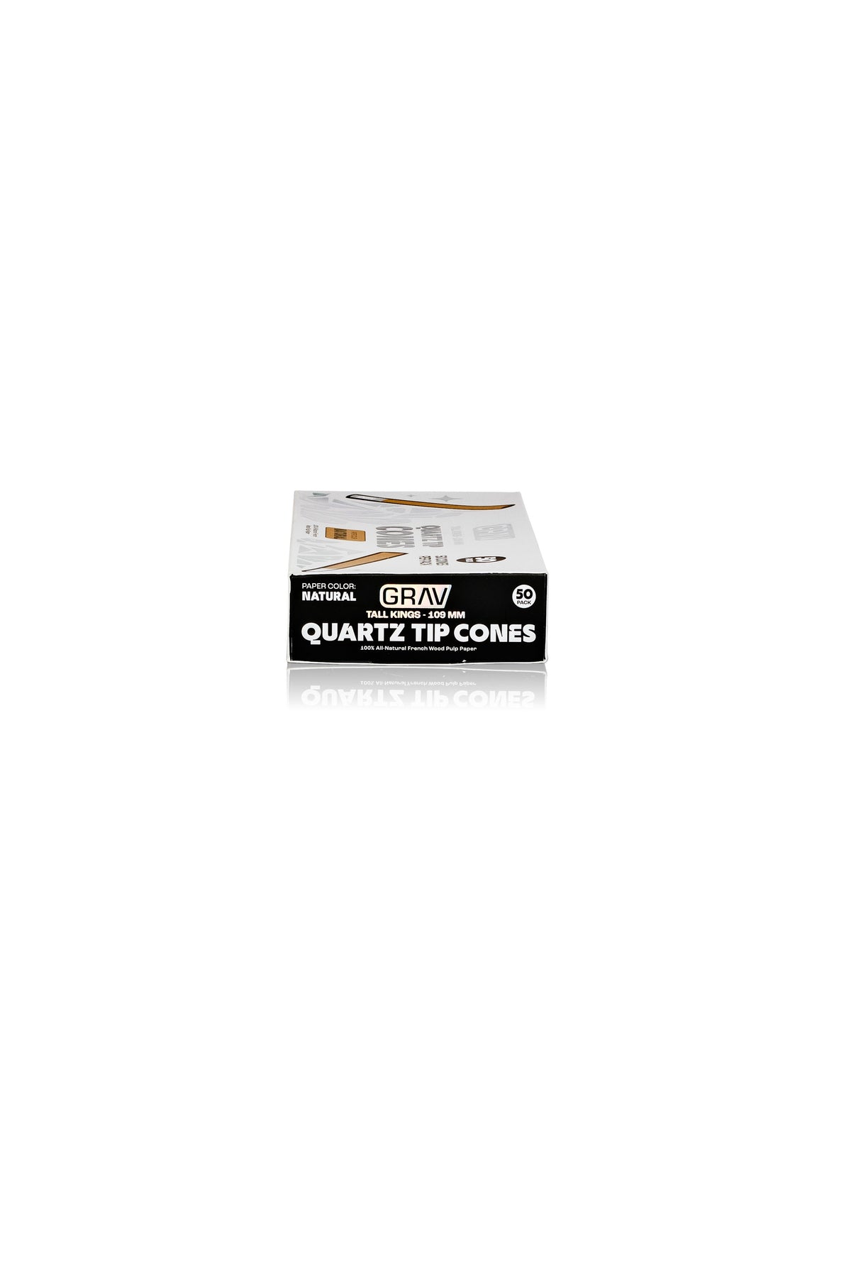 GRAV® Tall Kings Quartz Tip Cones, 50-piece Pack