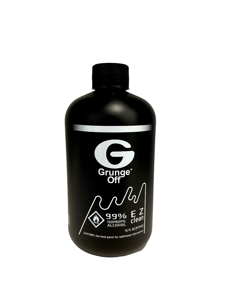 Grunge Off Isopropyl Alcohol - 16 oz bottle of powerful cleaner for pipes and bongs. 