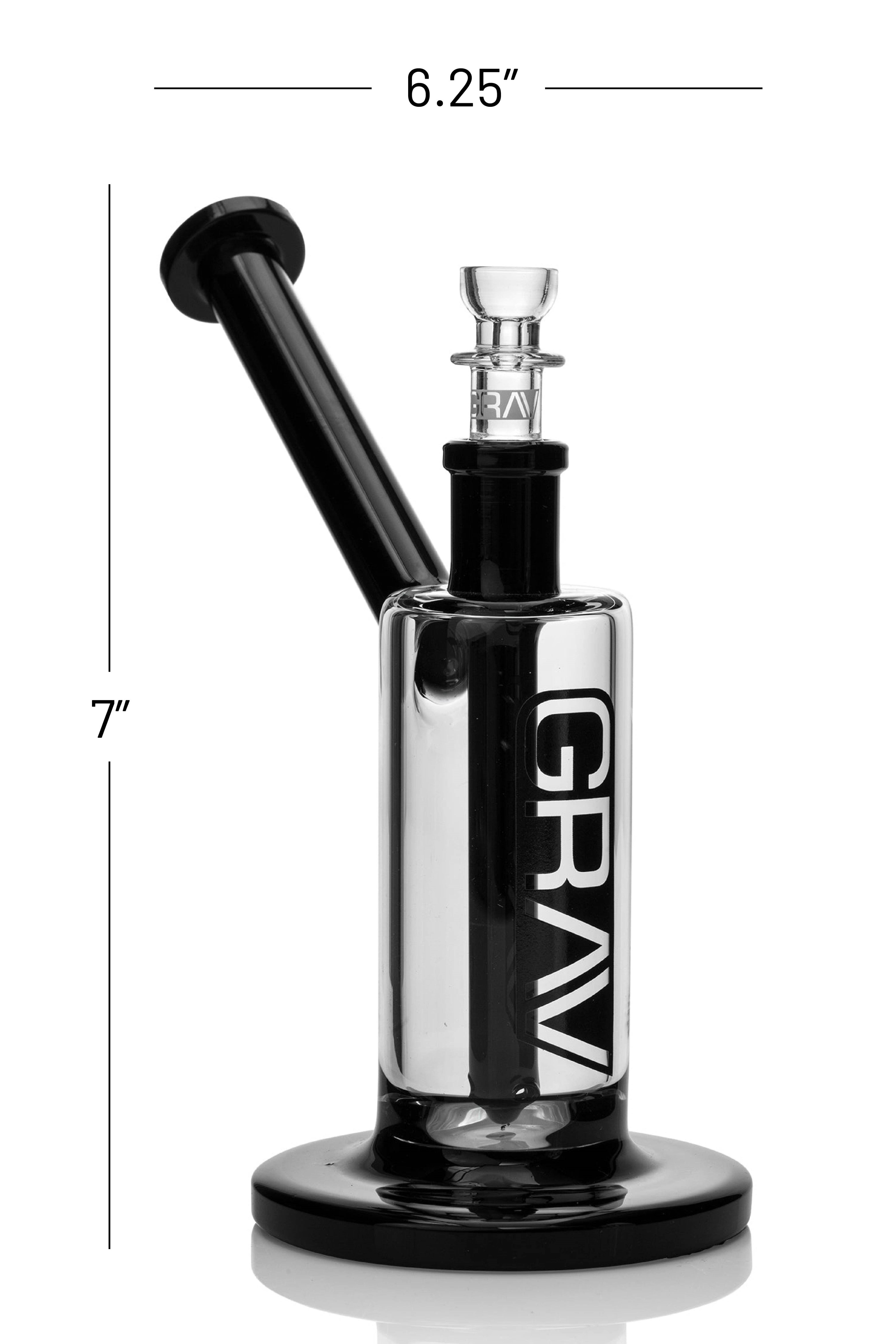 GRAV® Medium Upright Bubbler - Black Accents