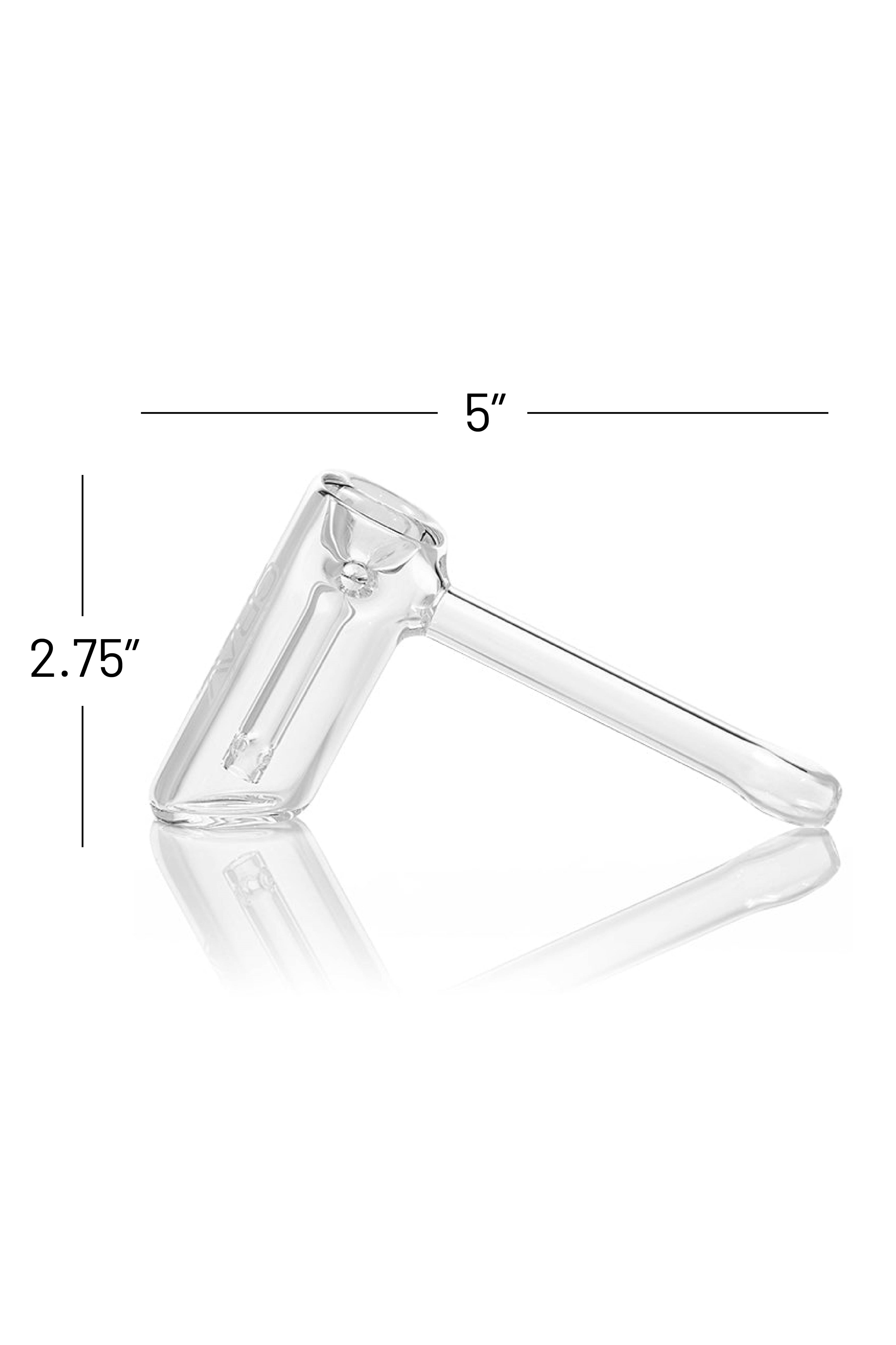 GRAV® Mini Hammer Bubbler - Clear