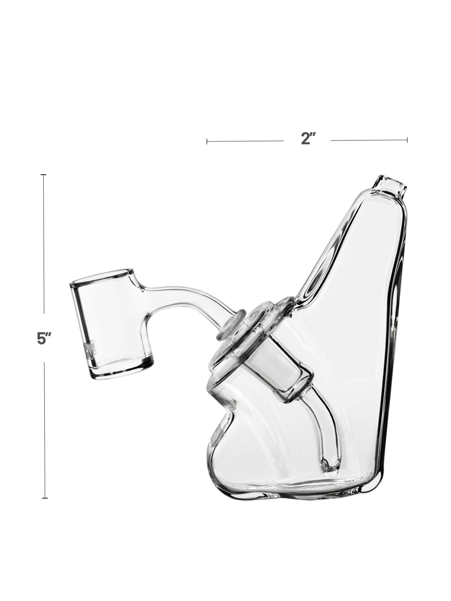 GRAV® Wedge Bubbler Rig - Clear