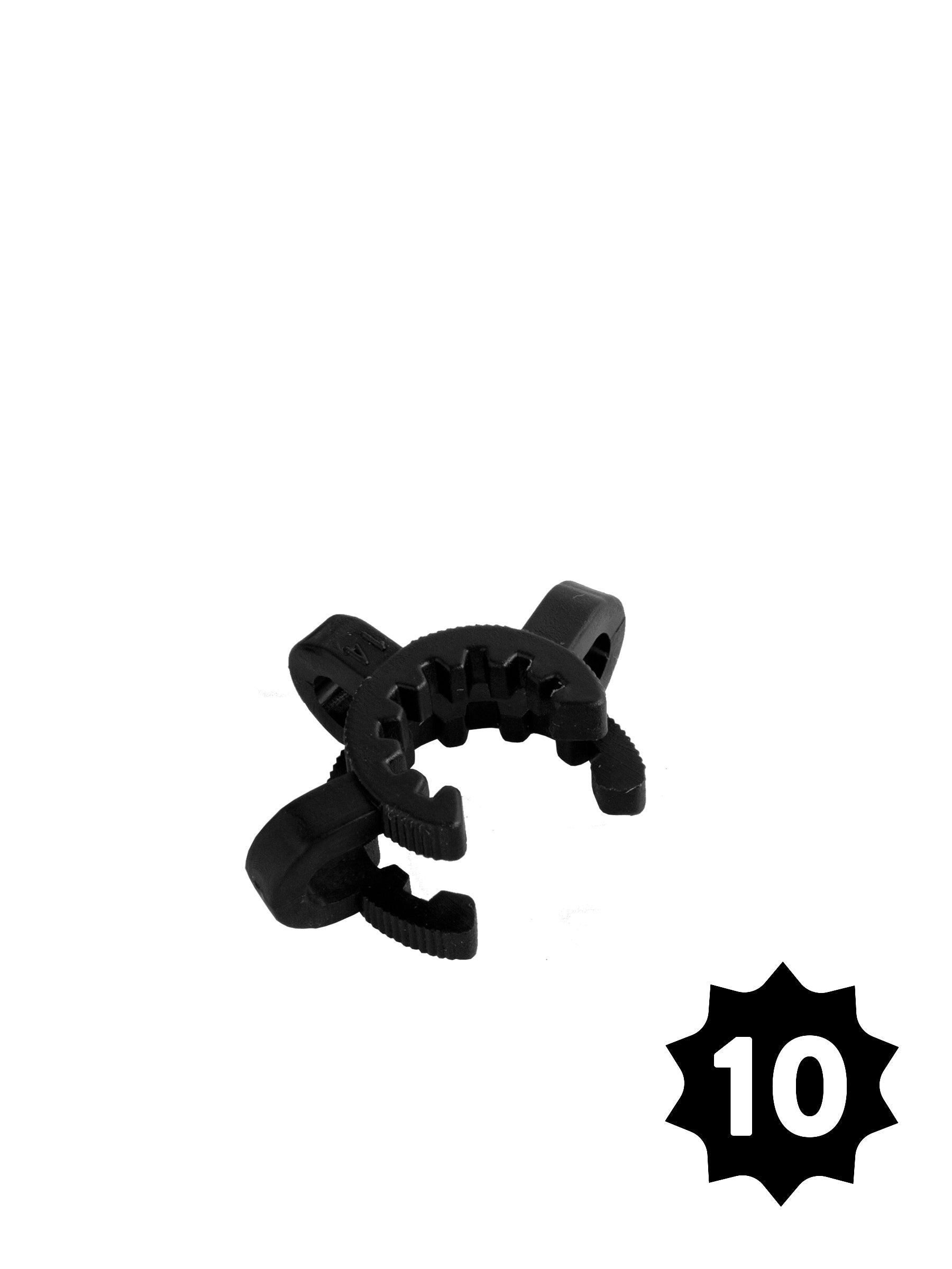 14mm Plastic Joint Clamp - Assorted Colors - Pack of 10 - GRAV®