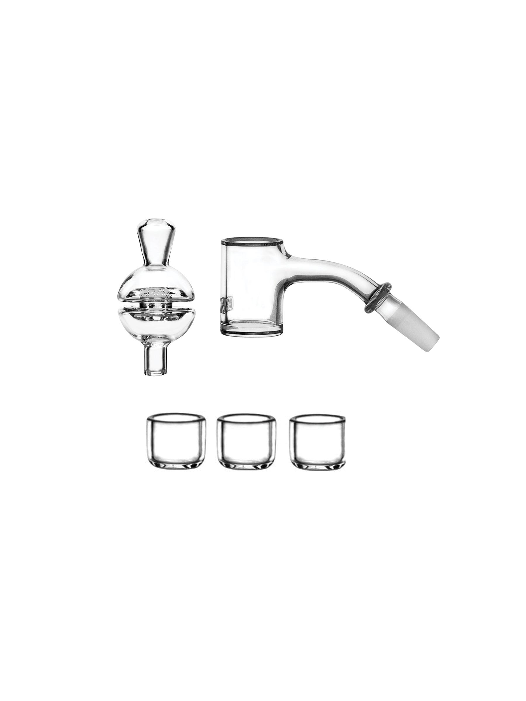 GRAV® 10mm 45deg Seamless Quartz Banger Kit - GRAV®