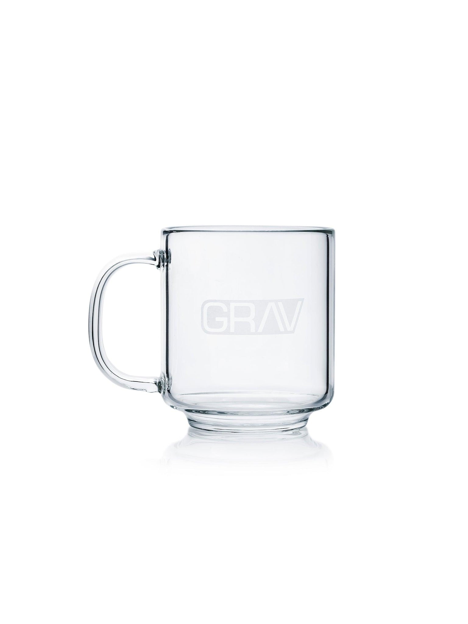 Clear Glass COFFEE: (N.) Key to Survival Coffee Mug Cup -12 oz- NEW