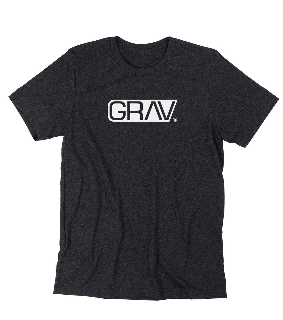 GRAV® Heather Black Logo T-Shirt - GRAV®