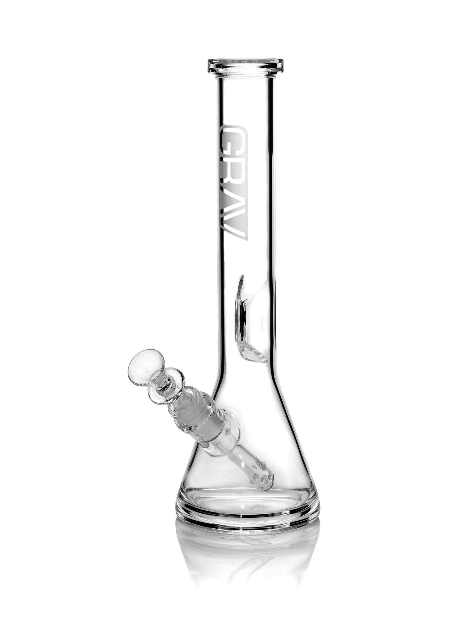 GRAV® 8 Beaker Water Pipe - Clear - It's 4:20 Somewhere